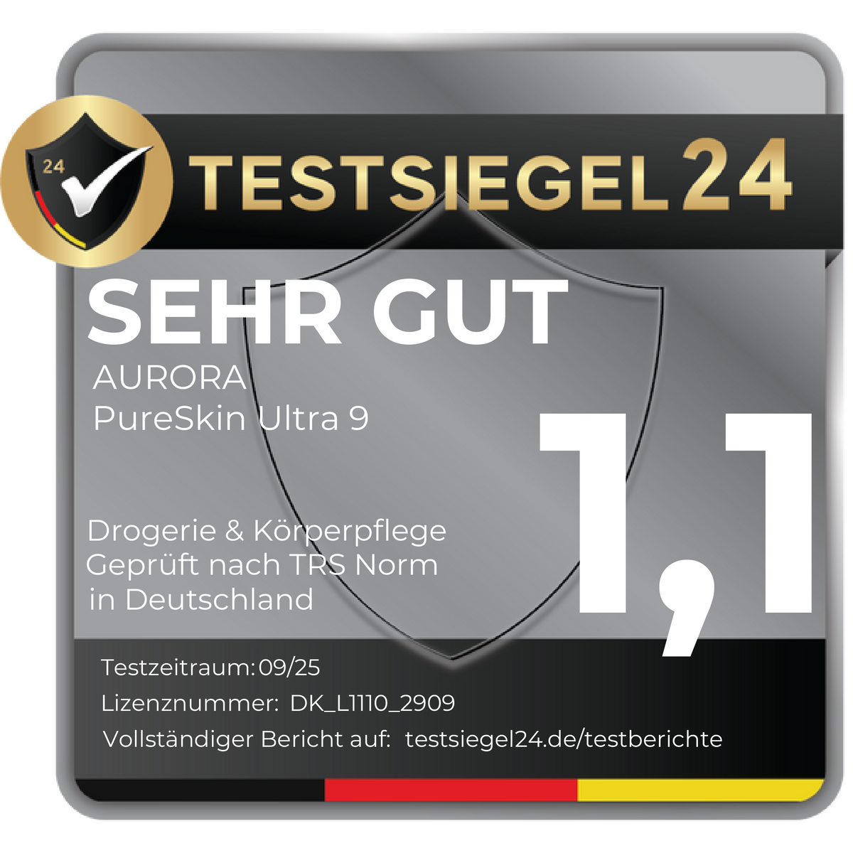 Der PureSkin Ultra 9  überzeugt auf ganzer Linie.