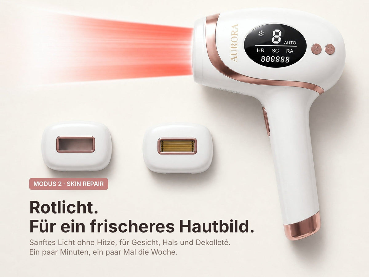 Rotlicht gegen Falten zu Hause: Was Skin-Repair-Licht wirklich kann – und was nicht